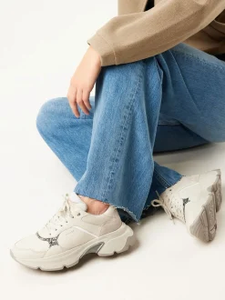 Ross Jaden Beige Sneakers Voor Dames