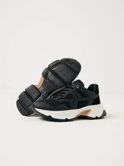 Ross Trek Edge Zwarte Sneakers Voor Dames