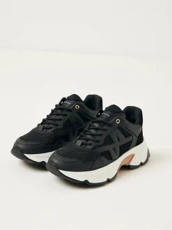 Ross Trek Edge Zwarte Sneakers Voor Dames