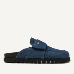 Teddy Montana Denim Slippers Voor Dames