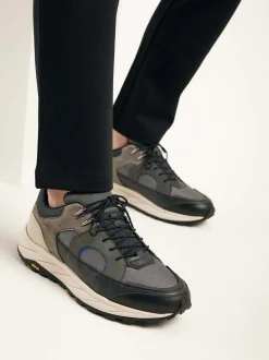 Terra Trek Donkergrijze Sneakers Voor Heren