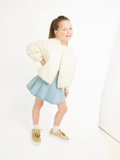 Vince Tora K Gouden Sneakers Voor Kids