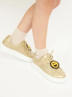 Vince Tora K Gouden Sneakers Voor Kids